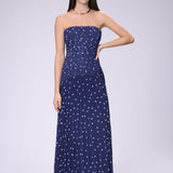 Mini Polka Dot Maxi Dress