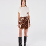 Sequin Mini Skirt