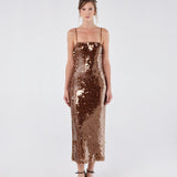 Sequin Midi Dress