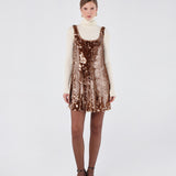 Sequin Shift Mini Dress