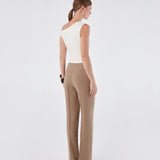 Straight-Leg Trousers