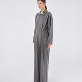 Lyocell Zip-Front Jumpsuit